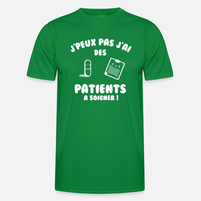 Patient à soigner T-shirt sport Homme