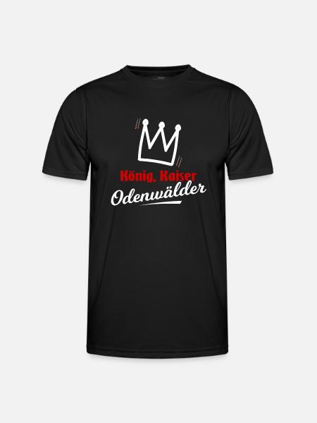 Heimat Odenwald - Männer Funktions-T-Shirt - Schwarz