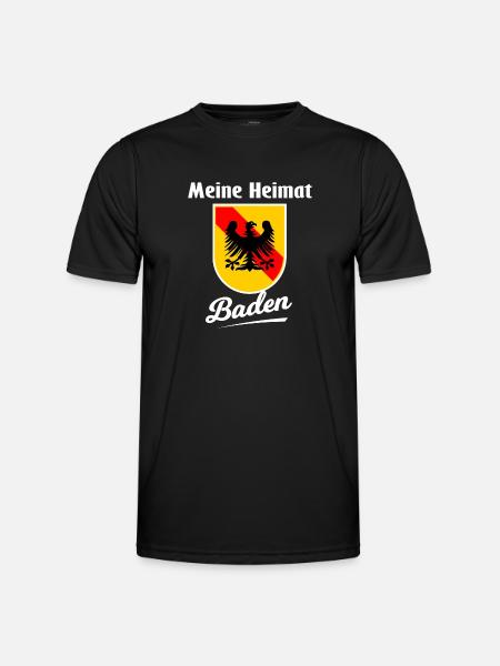 La patrie de Baden - T-shirt sport Homme - noir