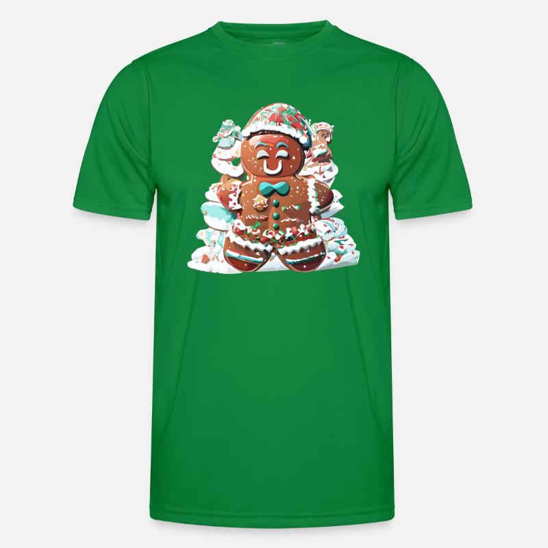 Lebkuchen Männchen Männer Funktions-T-Shirt