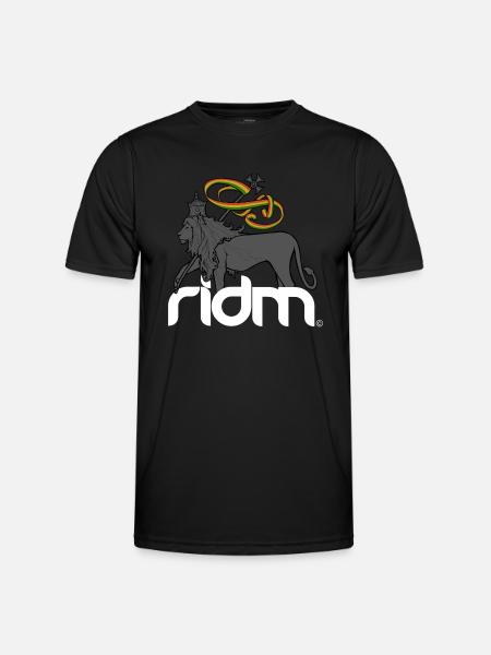 ridm lion - Männer Funktions-T-Shirt - Schwarz