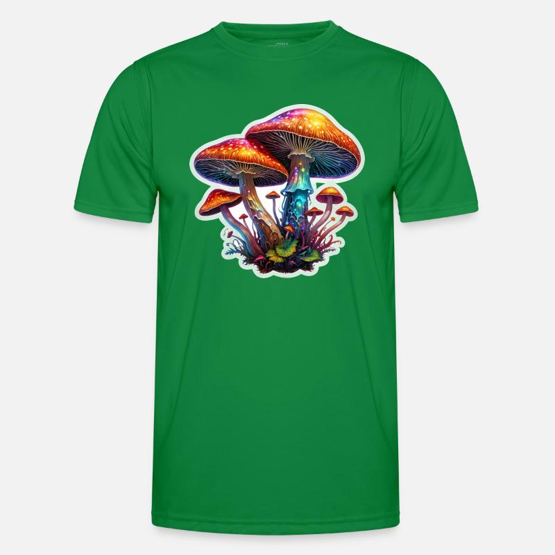Champignons magiques T-shirt sport Homme