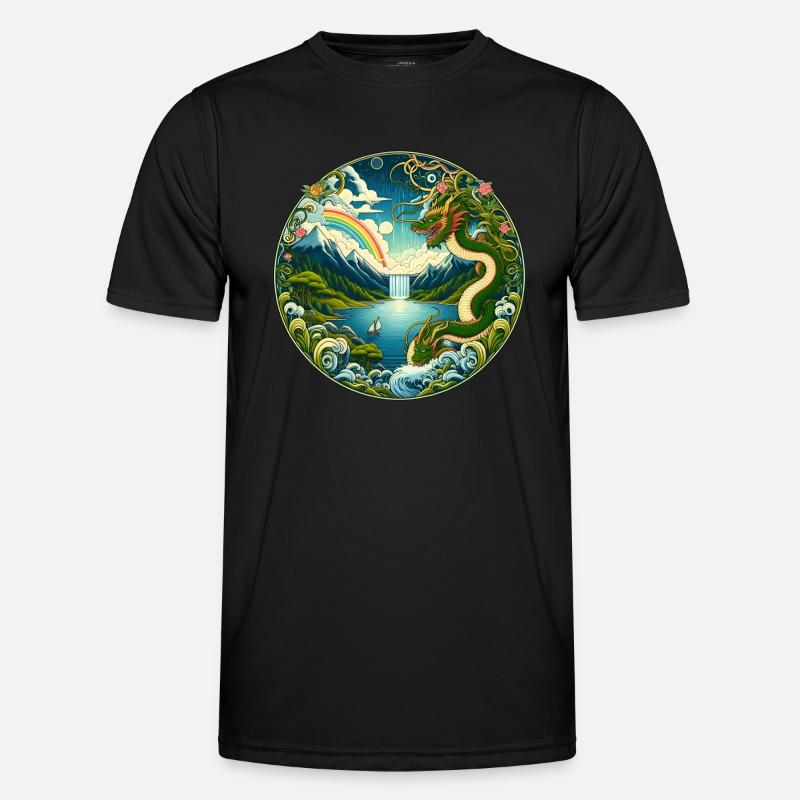 Chinesisches Märchen Männer Funktions-T-Shirt