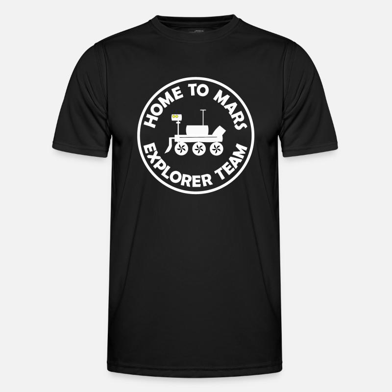 Das Entdecker Team - Männer Funktions-T-Shirt - Schwarz