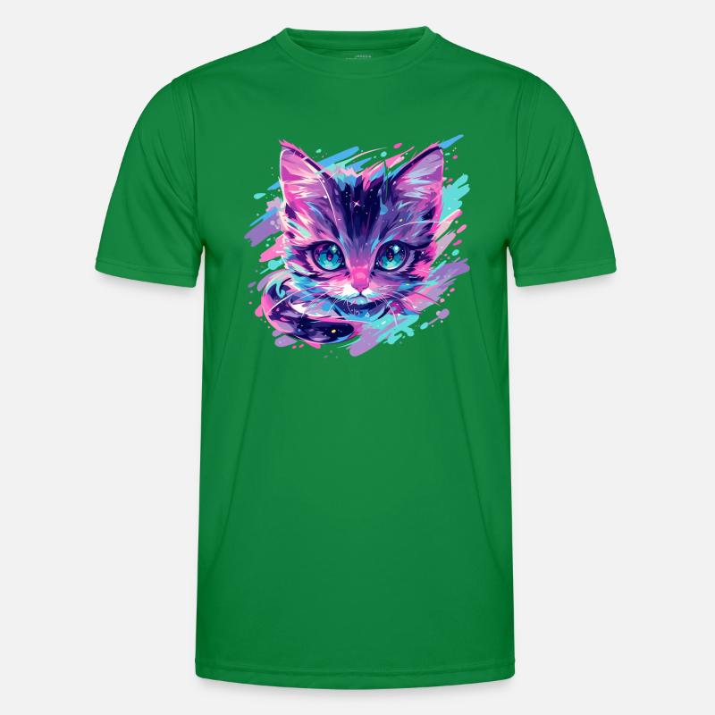 cosmic cat Men's Functional T-Shirt
