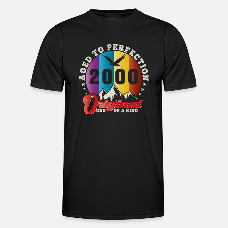 Perfection 2000 -24th Anniversary,Original - Men's Functional T-Shirt - black