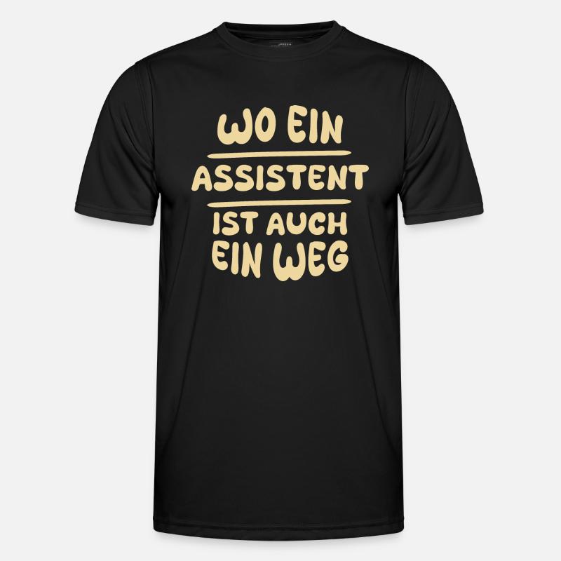 Assistant Assistant - Men's Functional T-Shirt - black