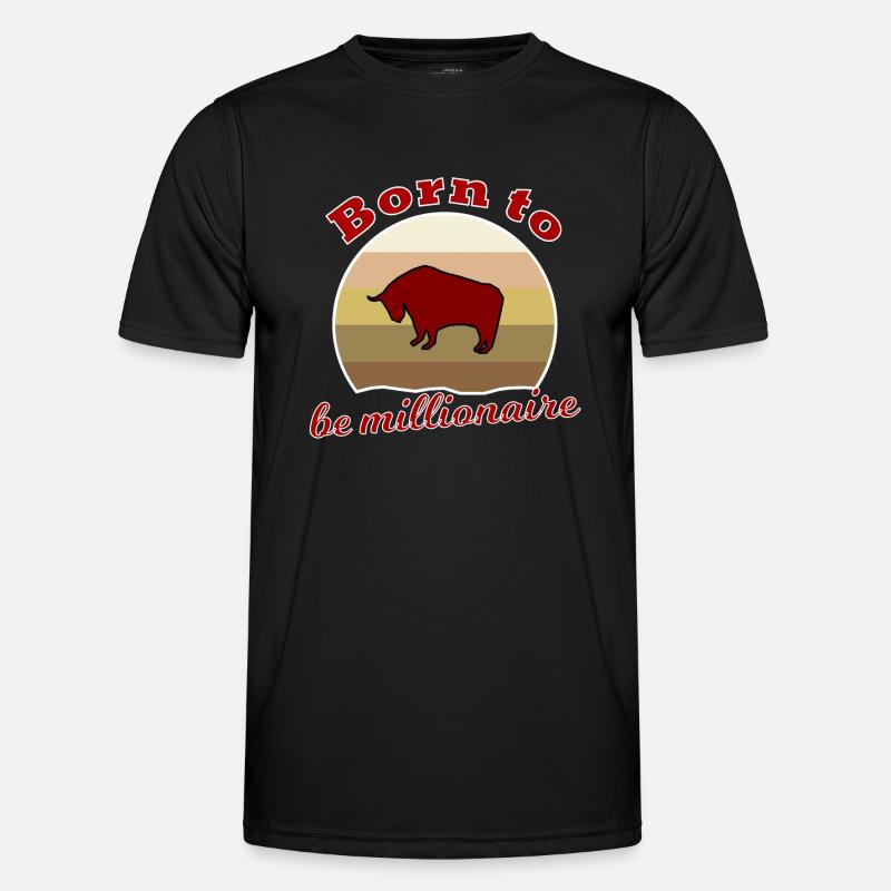 Der nächste Millionär - Männer Funktions-T-Shirt - Schwarz
