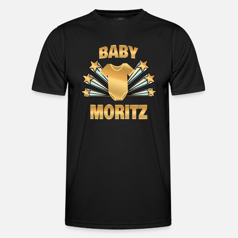Moritz als Geburt Männer Funktions-T-Shirt