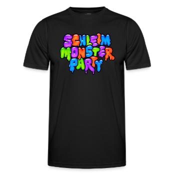 Slime Monster Party - Men's Functional T-Shirt - black - Front - AI Model Male 178 dark (178cm)