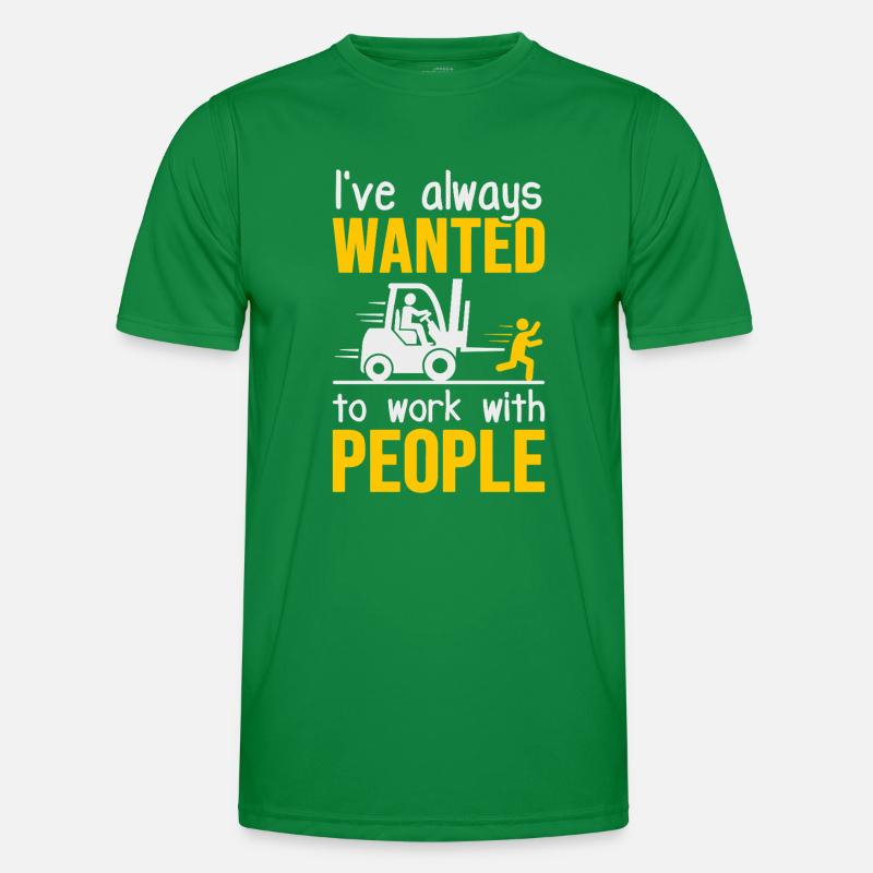 Gabelstapler Lagerarbeiter Staplerfahrer Lagerist Männer Funktions-T-Shirt