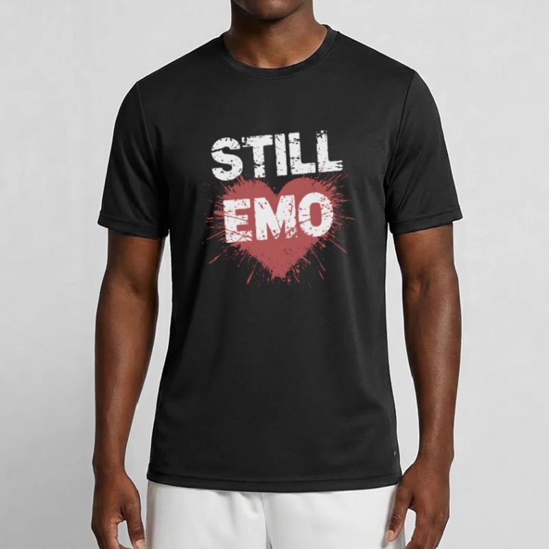 Still Emo! Emo Goth Alternative Männer Funktions-T-Shirt