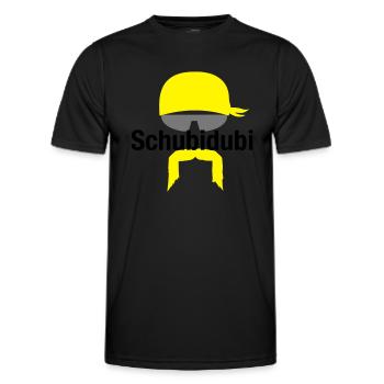 Schubidubi Bodybuilding Shirt für Masse - Männer Funktions-T-Shirt - Schwarz - Vorne - AI Model Male 178 dark (178cm)