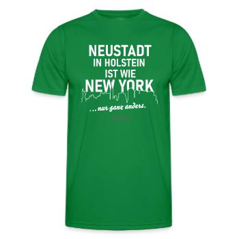 Neustadt in Holstein - Männer Funktions-T-Shirt - Kelly Green - Vorne - AI Model Male 178 dark (178cm)