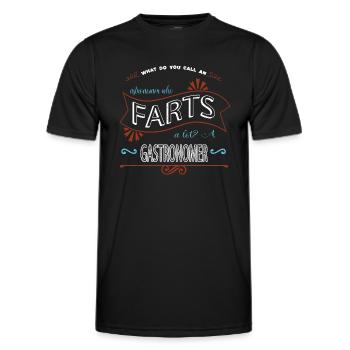 weightless astronomy gifts sayings gift - Männer Funktions-T-Shirt - Schwarz - Vorne - AI Model Male 178 dark (178cm)