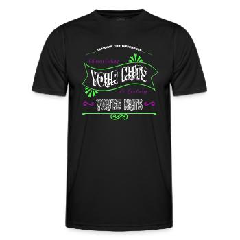 blagues écriture créative blogger cool génial - T-shirt sport Homme - noir - Devant - AI Model Male 178 dark (178cm)