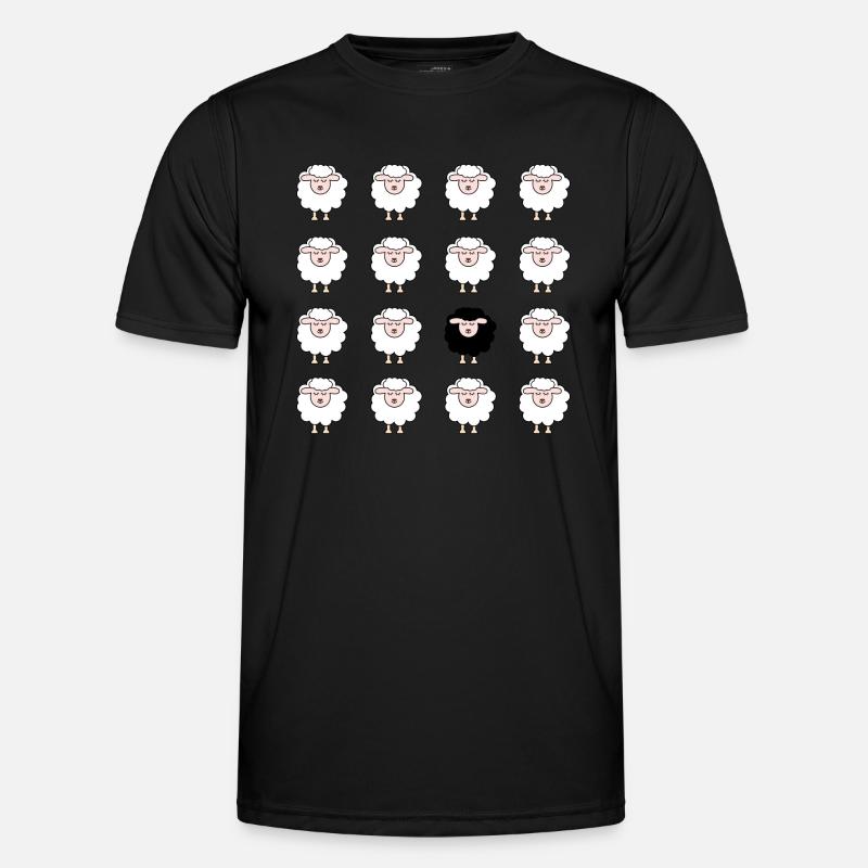 Sheep - Men's Functional T-Shirt - black