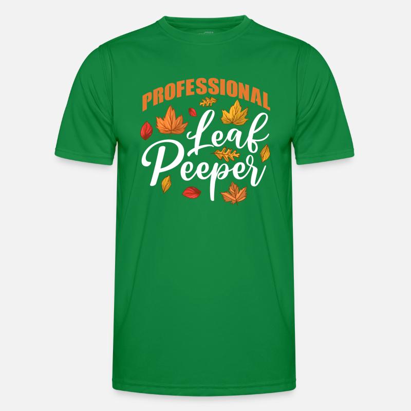Professional Leaf Peeper Fall Leaves Collecting Männer Funktions-T-Shirt