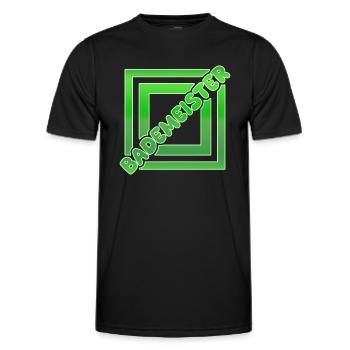Gift for lifeguard - Men's Functional T-Shirt - black - Front - AI Model Male 178 dark (178cm)