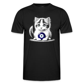 Nazar - Men's Functional T-Shirt - black - Front - AI Model Male 178 dark (178cm)