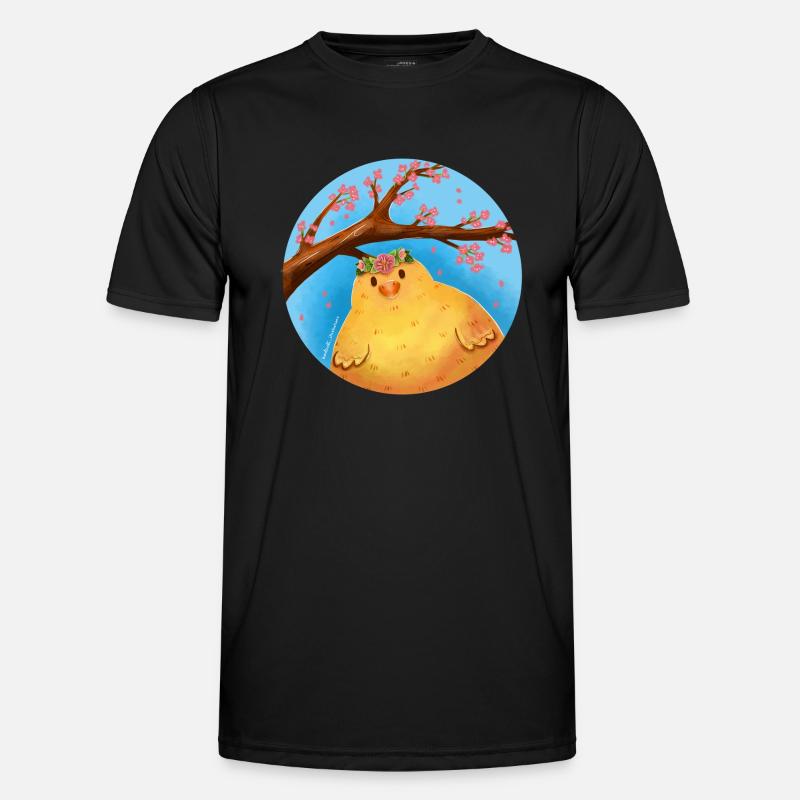 Spring chicks - Men's Functional T-Shirt - black