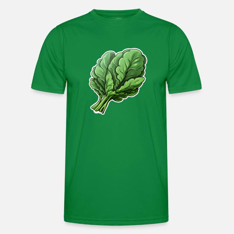 Spinat Bund Männer Funktions-T-Shirt