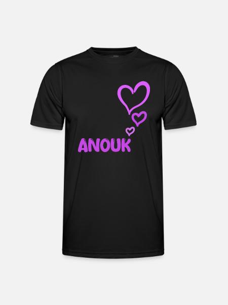 Gift for Anouk - Men's Functional T-Shirt - black