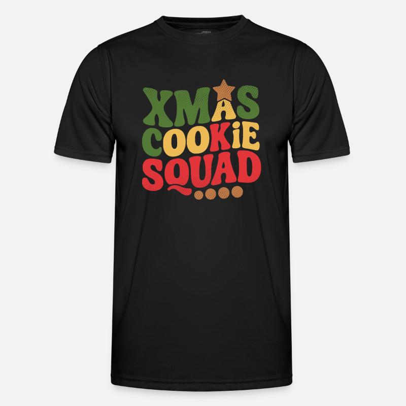 Das Team der Weihnachtsplätzchen Männer Funktions-T-Shirt