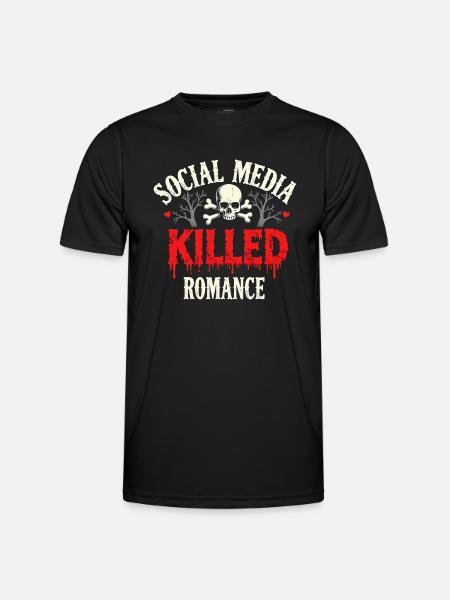 Relationship Drama - Social Media - Men's Functional T-Shirt - black