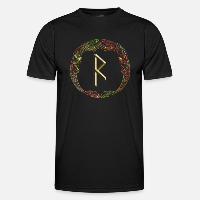 Raido - Männer Funktions-T-Shirt - Schwarz