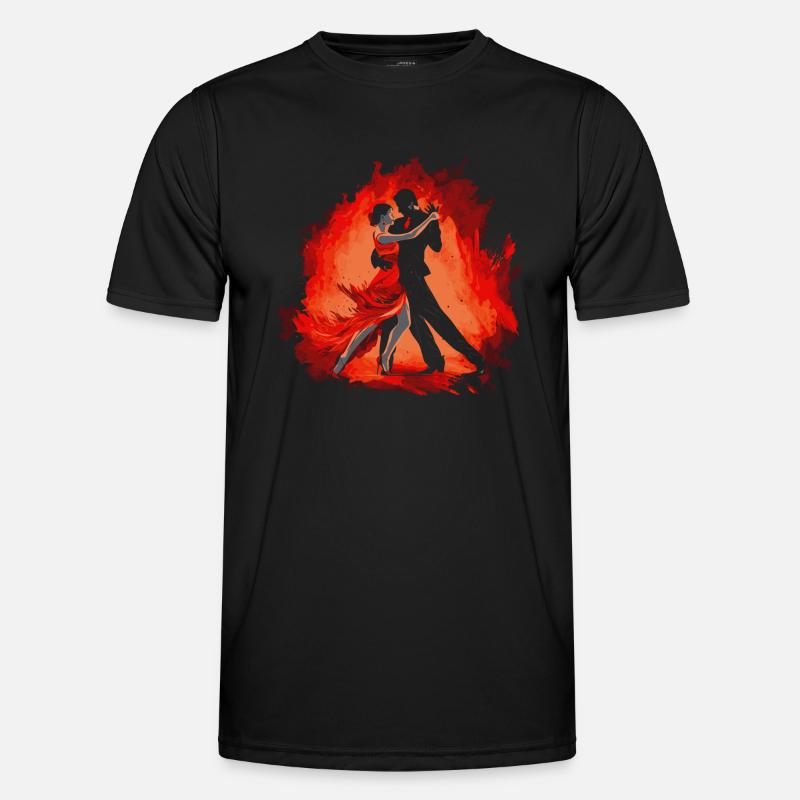 Tango dancing couple Men's Functional T-Shirt