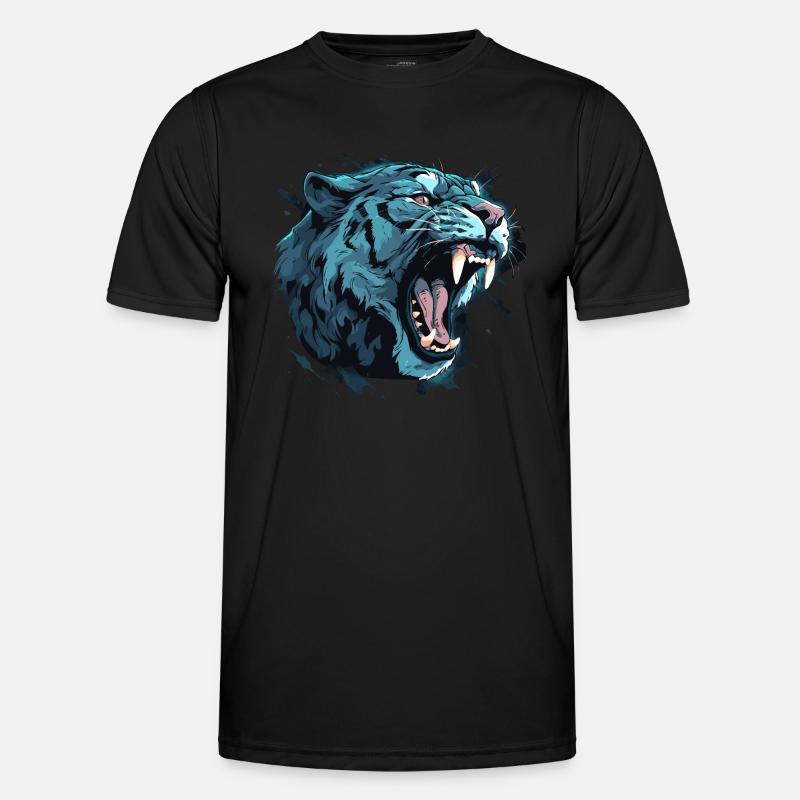 Säbelzahntiger - Sabertooth v2 Männer Funktions-T-Shirt