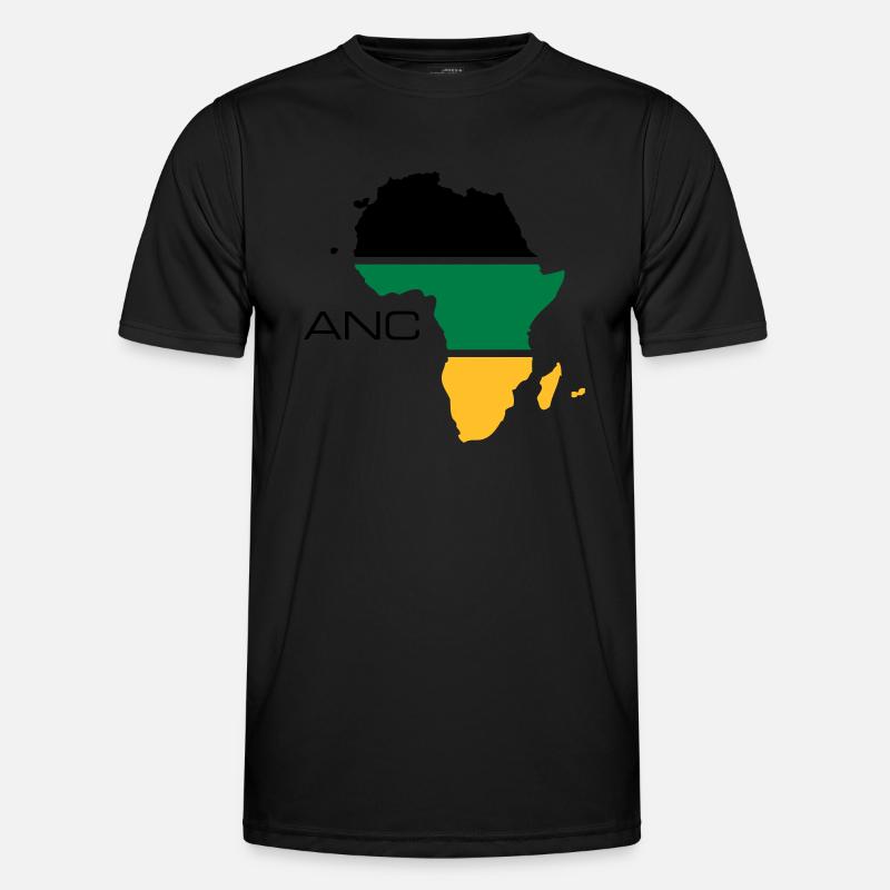 anc - Männer Funktions-T-Shirt - Schwarz