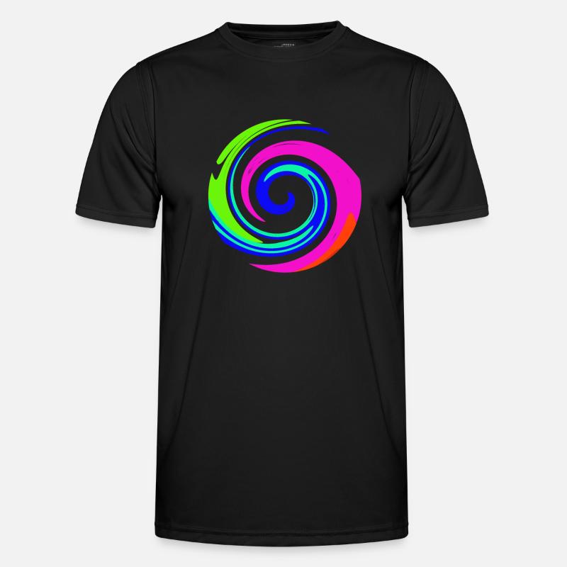 swirl wave Men's Functional T-Shirt