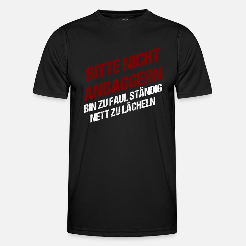 Bitte nicht anbaggern Männer Funktions-T-Shirt