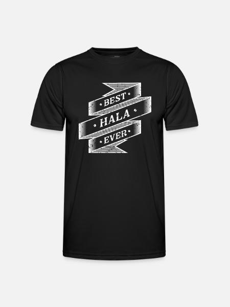 best hala ever - Men's Functional T-Shirt - black