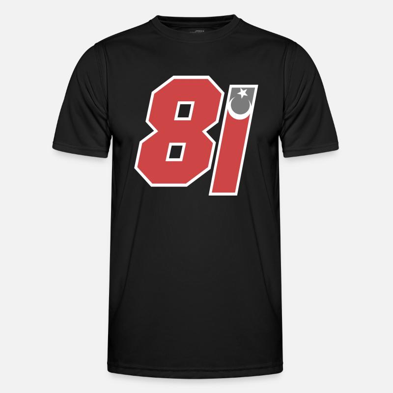 Düzce - Männer Funktions-T-Shirt - Schwarz