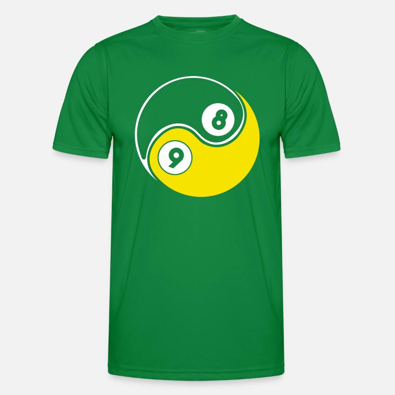 Snooker Pool Billard Männer Funktions-T-Shirt