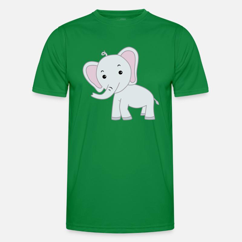 Elephant cute Men's Functional T-Shirt
