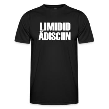 Limited Edition - Männer Funktions-T-Shirt - Schwarz - Vorne - AI Model Male 178 dark (178cm)