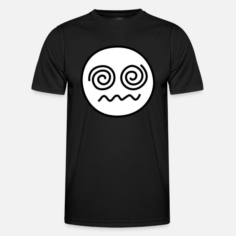 Weird Grinsling - Männer Funktions-T-Shirt - Schwarz