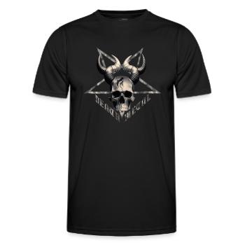 Death metal - T-shirt sport Homme - noir - Devant - AI Model Male 178 dark (178cm)