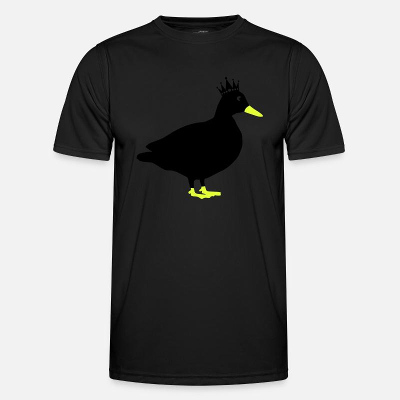 ente comic king Männer Funktions-T-Shirt