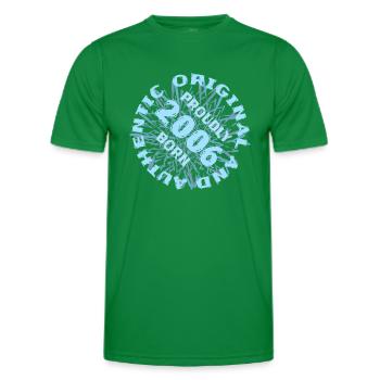 Spielfeld 2006 - Men's Functional T-Shirt - kelly green - Front - AI Model Male 178 dark (178cm)