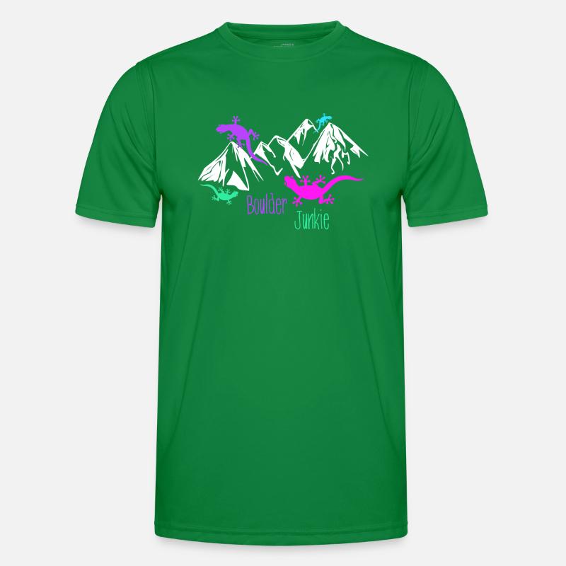 Boulder Bouldering Boulderer Boulding Men's Functional T-Shirt