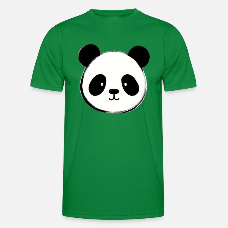 Süßer Panda Männer Funktions-T-Shirt