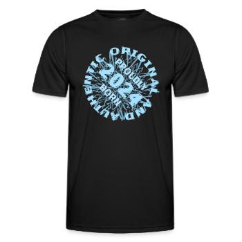 Pitch 2024 - Men's Functional T-Shirt - black - Front - AI Model Male 178 dark (178cm)