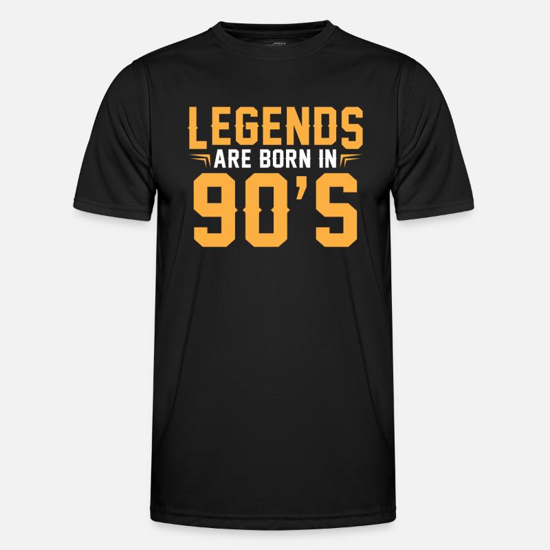 Born in 90s - Men's Functional T-Shirt - black