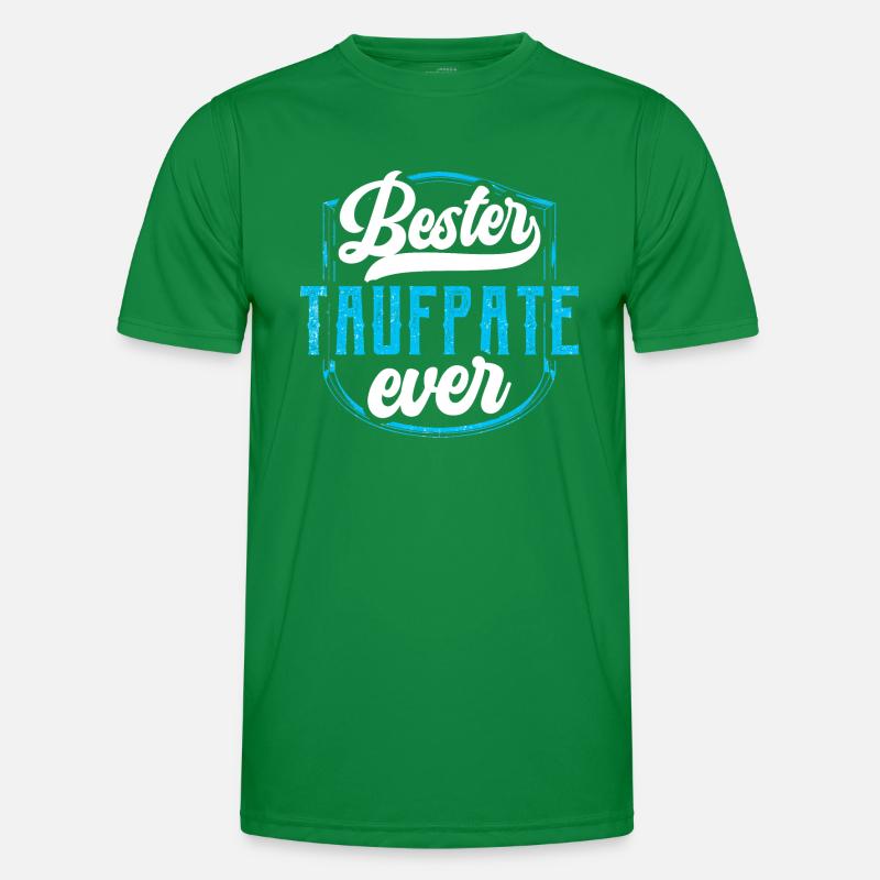 Bester Taufpate Ever Taufged Männer Funktions-T-Shirt
