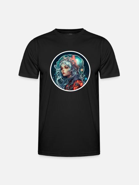 Sci Fi Fantasy Mädchen - Männer Funktions-T-Shirt - Schwarz